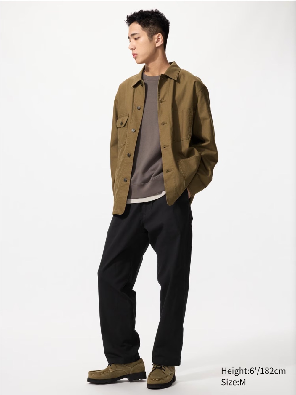 Uniqlo men’s stretch easy pants in black